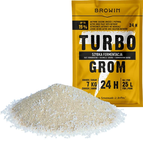 Distiliavimo mielės Turbo Grom 24h - 3
