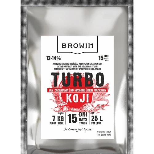 Distiliavimo mielės Turbo Koji, 50 g (be sacharifikacijos!)