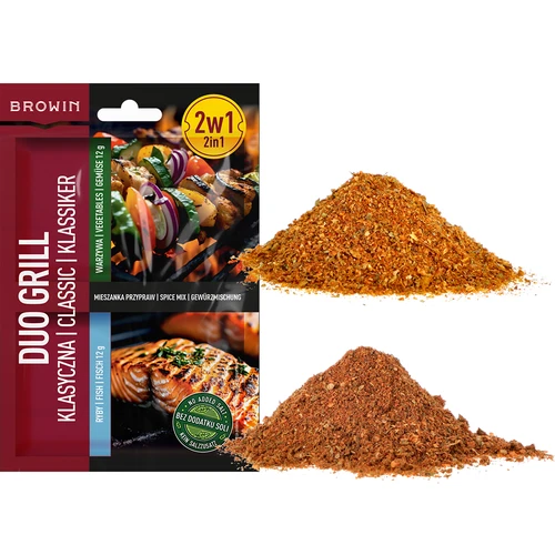 Duo Grill Klasikinė žuviai ir daržovėms – 2 viename prieskonių mišinys, 2 x 12 g - 3