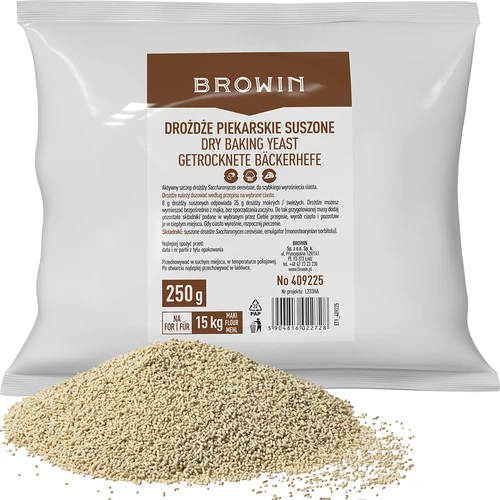 Džiovintos kepimo mielės, 250 g