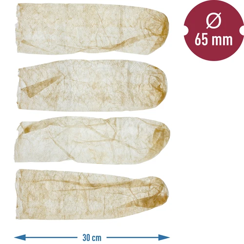 Džiovintos kiaulinės žarnos, kalibras 65 mm, 30 cm – 4 vnt. - 5