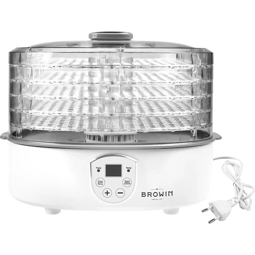 Džiovintuvas grybams, vaisiams, daržovėms ir žolelėms su temperatūros reguliavimu, 240 W, skaidrus - 3