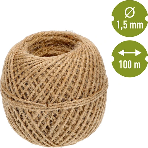 Džiuto virvelė 1,5 mm/100 m/100 g - 4