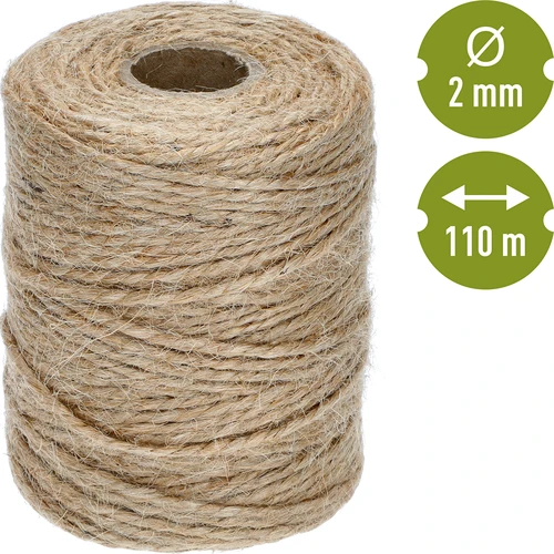Džiuto virvelė 2 mm/110 m/250 g - 4
