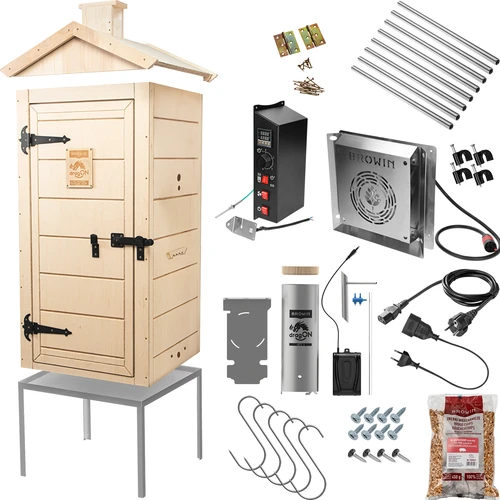 Elektrinė rūkykla dragON PLYWOOD NATURE 100E su kaitinimo moduliu ir valdikliu - 2