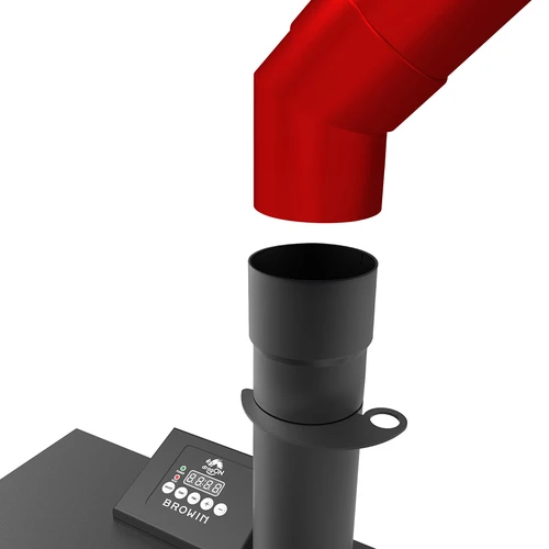 Elektrinė rūkykla – dragON su dūmų generatoriumi, skaitmeninė, 65 l - 34