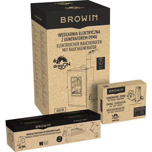 Elektrinė rūkykla dragON su mobiliu pagrindu - 35
