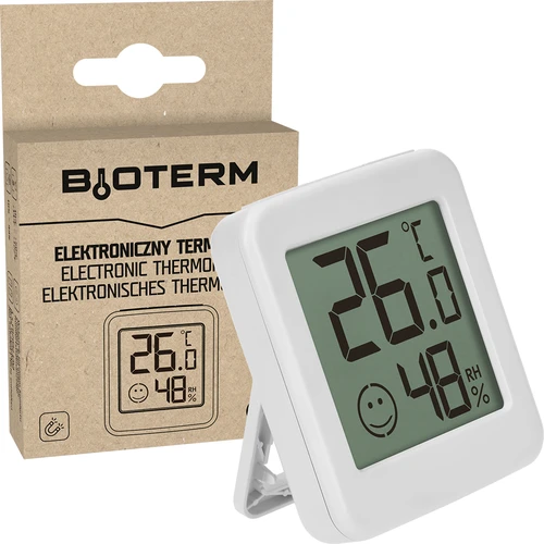 Elektroninis termometras su komforto indikatoriumi, baltas - 7