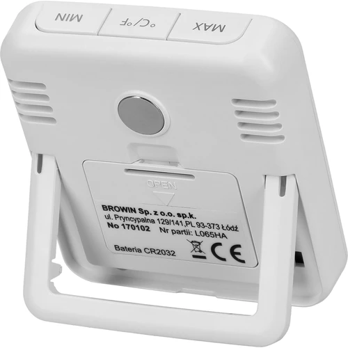 Elektroninis termometras su komforto indikatoriumi, baltas - 5
