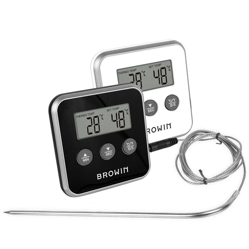 Elektroninis virtuvinis termometras su zondu (0°C–250°C), mišrus