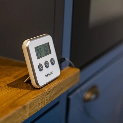 Elektroninis virtuvinis termometras su zondu (0°C–250°C), mišrus - 6