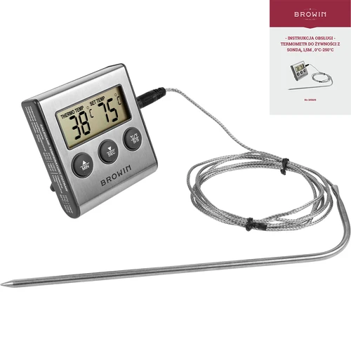 Elektroninis virtuvinis termometras su zondu (nuo 0°C iki 250°C) - 4