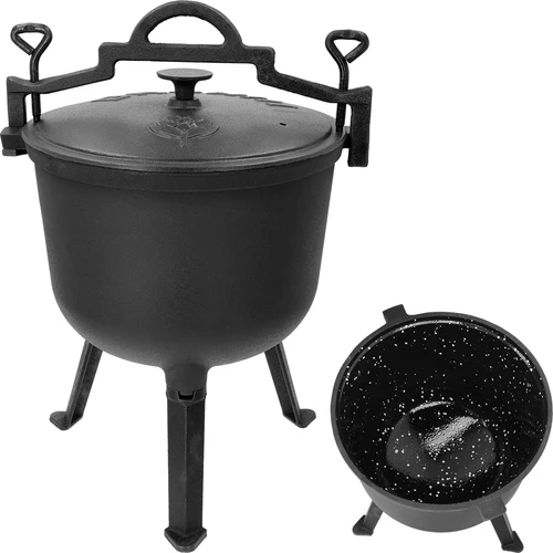 Emaliuotas ketaus katilas, 10 l