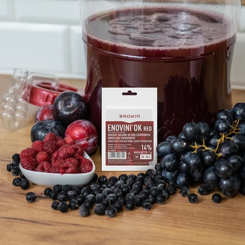 Enovini® OK RED - vyno mielės, mažinančios rūgštingumą 7 g - 5