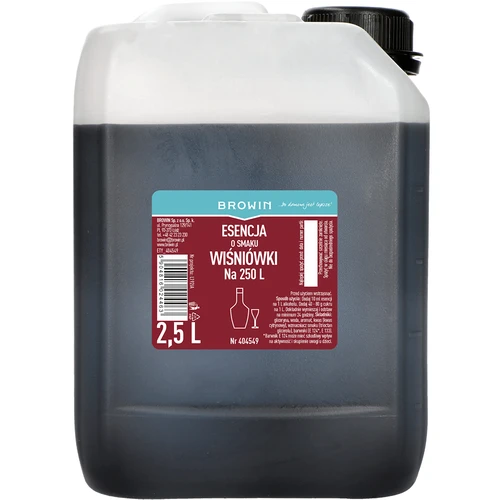 Esmė vyšnių skonio, 2,5 L 250 L paruošto gėrimo