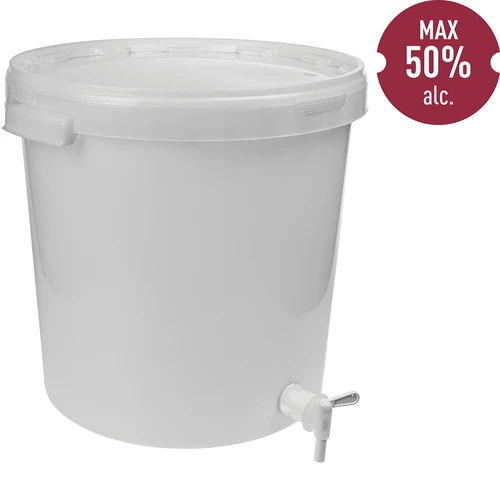 Fermentacijos indas 30 L su dangčiu ir čiaupu - 2