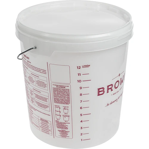 Fermentacijos indas - spauda, dangtis, 15 L - 2
