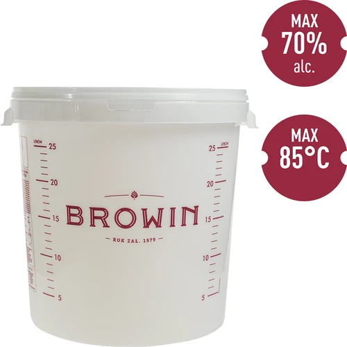 Fermentacijos indas su dangčiu 30 l - 5