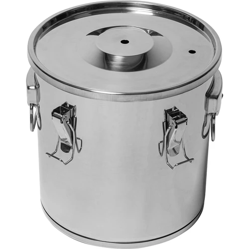 Fermentacijos ir distiliavimo indas - nerūdijančio plieno, 18 l, 5 užsegimų - 6