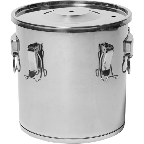Fermentacijos ir distiliavimo indas - nerūdijančio plieno, 18 l, 5 užsegimų - 8