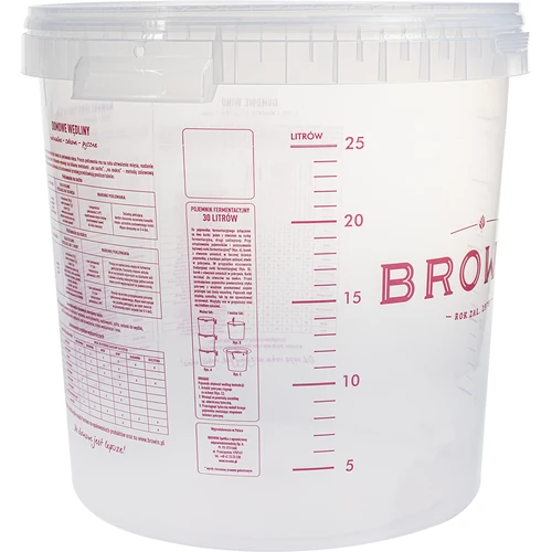 Fermentacinis indas 30 l su spauda ir 2 fermentacijos vamzdeliais - 3