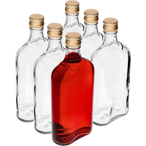Gertuvės formos butelis 500 ml su užsukamu kamšteliu, 6 vnt. - 8