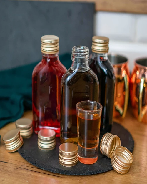 Gertuvės formos butelis trauktinėms 200 ml - 10 vnt. - 7