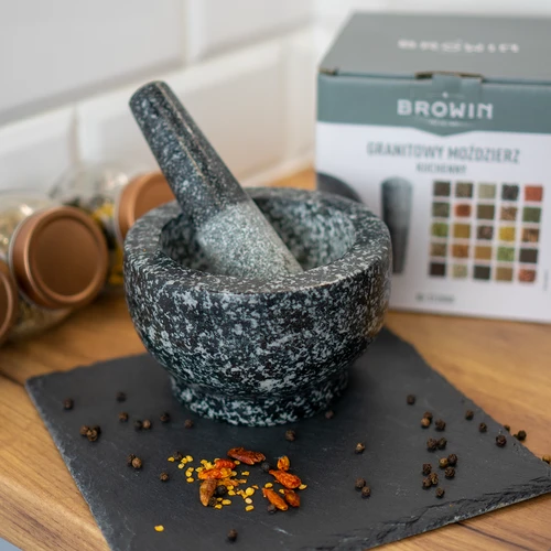 Granitinė virtuvinė grūstuvė su grūstuvu - 11