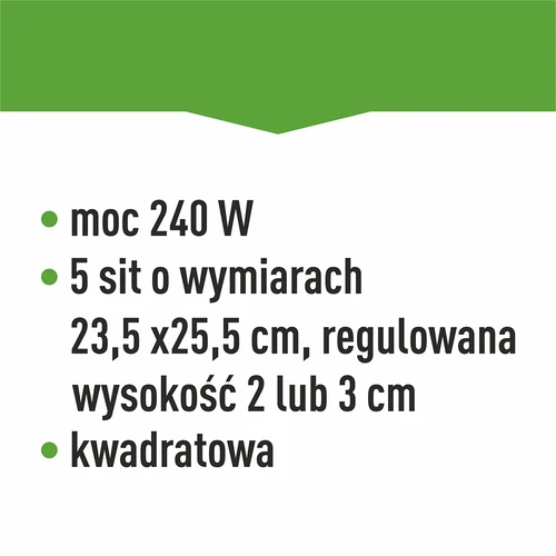 Grybų, vaisių, daržovių ir žolelių džiovintuvas su temperatūros reguliavimu, 240 W, baltas - 14