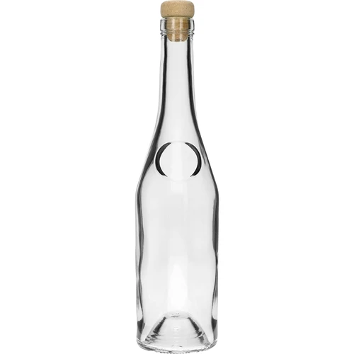 Herbowa 500 ml butelis su grybuko formos kamščiu, 1 vnt.