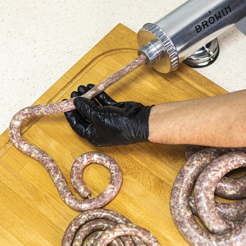 Horizontalus dešrų kimštuvas, 1,5 kg, su silikoniniu stūmokliu - 13