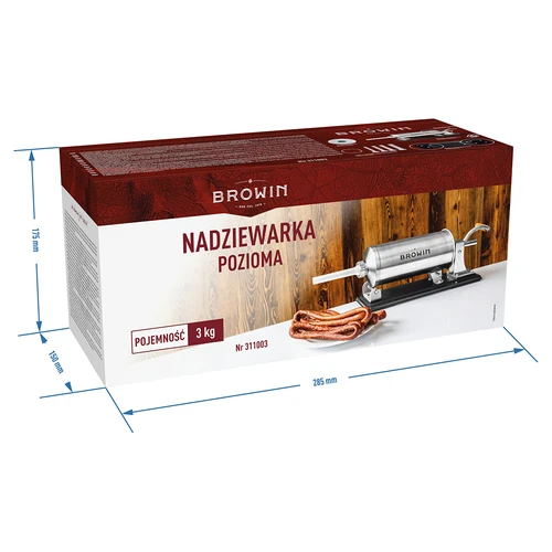 Horizontalus dešrų kimštuvas 3 kg - 12