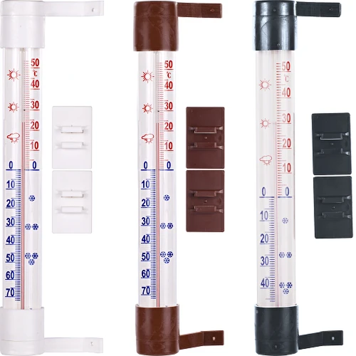 Išorinis termometras 23 cm - kompl. 25 vnt. asorti