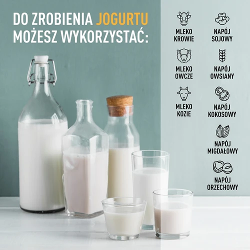 Jogurto gaminimo aparatas su termostatu, 9 stiklainiai, 1,6 L - 15