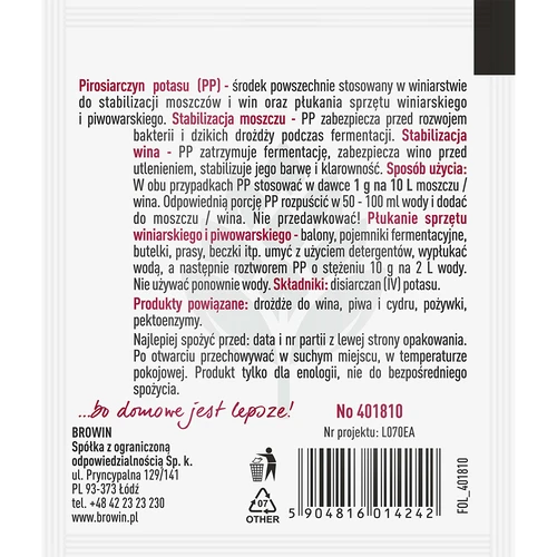 Kalio metabisulfitas 10 g - 2