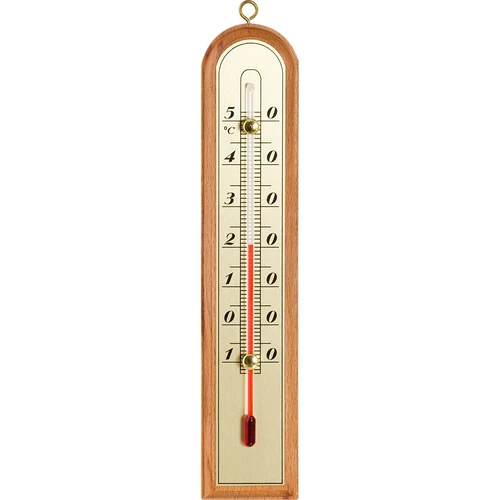 Kambario termometras su auksine skale (-10°C iki +50°C) 22 cm, asorti