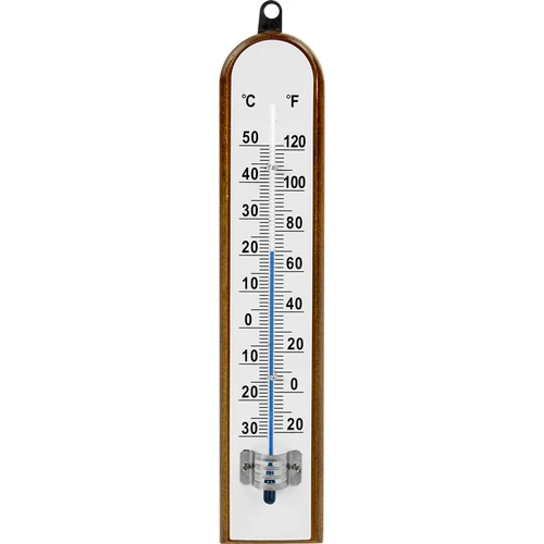 Kambario termometras su balta skale (nuo -30 °C iki +50 °C) 20 cm