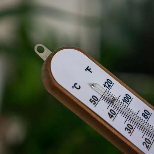 Kambario termometras su balta skale (nuo -30 °C iki +50 °C) 20 cm - 5