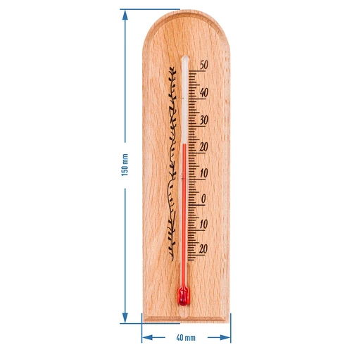 Kambario termometras su raštu (-20 °C iki +50 °C) 15 cm - 3
