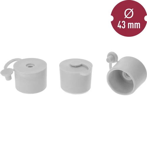 Kamštis demižonui fi 43 mm su uždarymu - 2