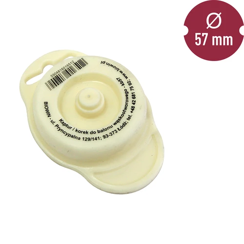 Kamštis / kepurėlė balionams su siauru kakleliu fi57mm - 2