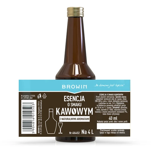 Kavos skonio esencija su natūraliais aromatais, skirta 4 l – 40 ml - 4