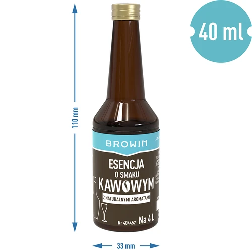Kavos skonio esencija su natūraliais aromatais, skirta 4 l – 40 ml - 7