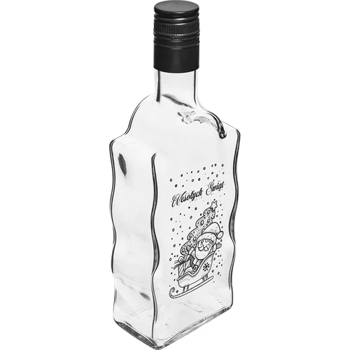 Klasztorna 500 ml butelis su užsukamu kamšteliu, spauda „Kalėdų Senelis“, 1 vnt.