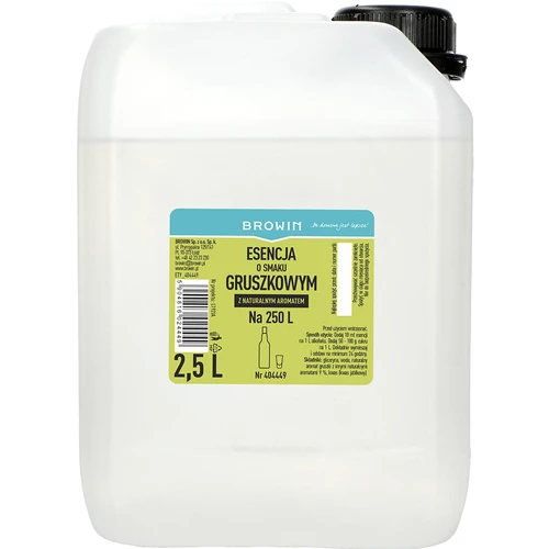 Kriaušių skonio esencija su natūraliu aromatu, 2,5 l