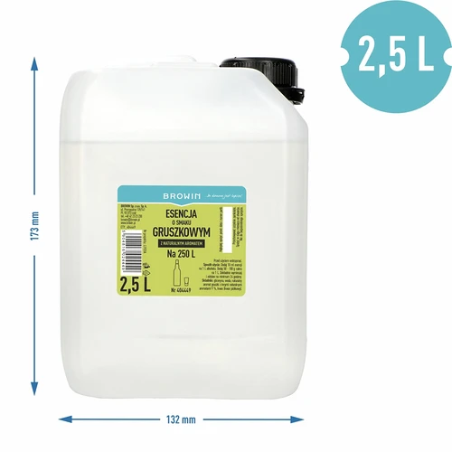 Kriaušių skonio esencija su natūraliu aromatu, 2,5 l - 3