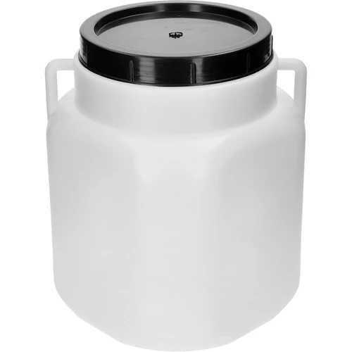 Kvadratinė statinė, 20 l, balta, su rankenomis, Sterk