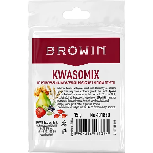 Kwasomix - rūgštumo reguliatorius