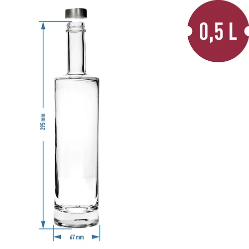 Butelis „Ponadczasowa“ 500 ml su užsukamu dangteliu, 1 vnt. - 4