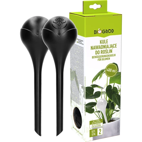 Laistymo burbulai augalams, juodi matiniai, 400 ml, 2 vnt. - 3